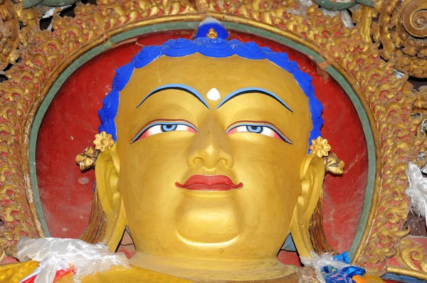 Golden buddha portrait — Stock Photo, Image