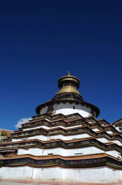 Grand pagoda v gyangze lamasery, tibet — Stock fotografie