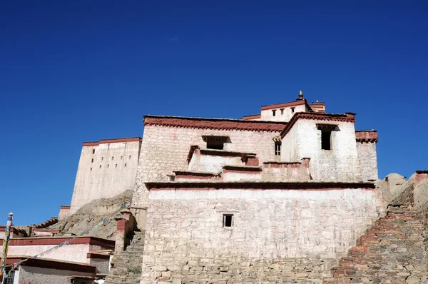 Oude Tibetaanse kasteel — Stockfoto
