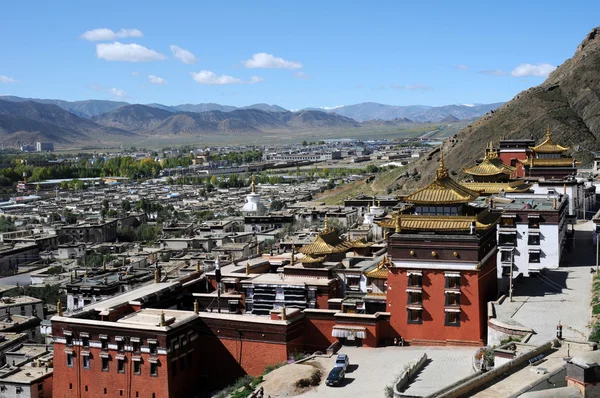 Historic lamasery in Shigatse,Tibet — Stock Photo, Image