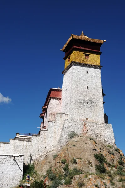 Стародавніх тибетських замок — стокове фото