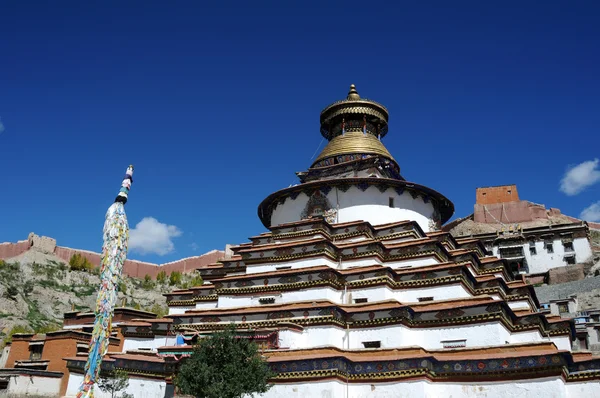 Grand pagode bij gyangze Azië, tibet — Stockfoto