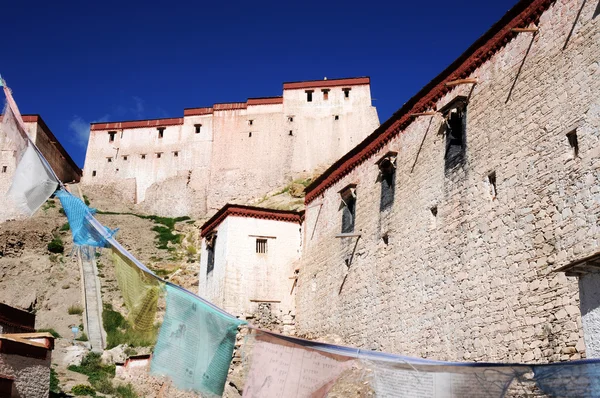 Oude Tibetaanse kasteel — Stockfoto
