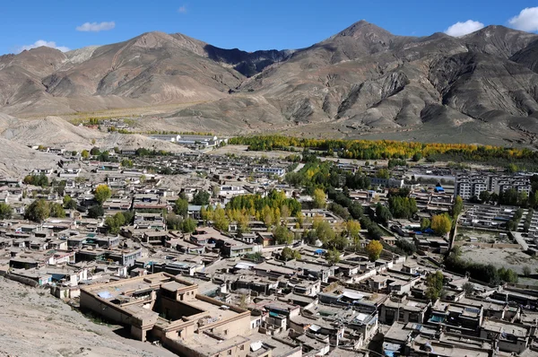 Tibetische Stadt — Stockfoto