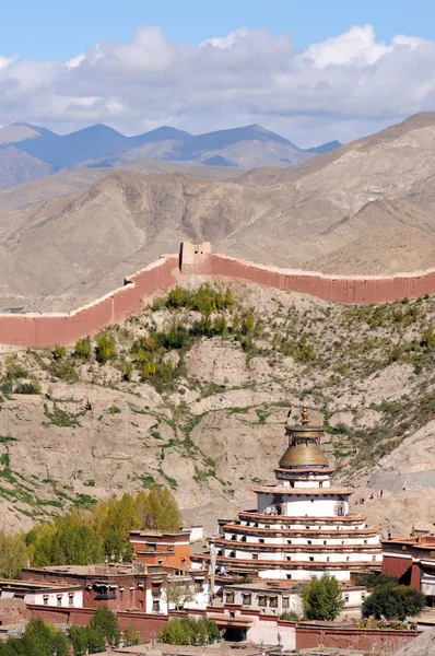 Gyantse ламаїстський, Тибет — стокове фото