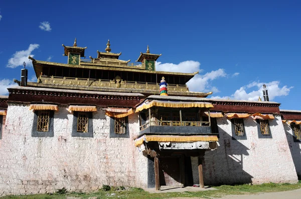 Lamasery histórico no Tibete — Fotografia de Stock