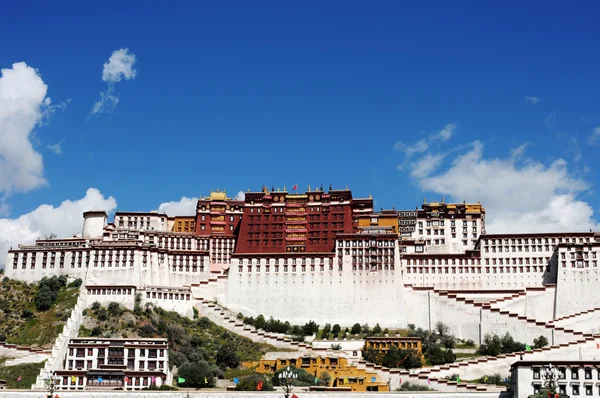 stock image Landmark of the famous Potala Palace in Lhasa Tibet