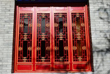 Çin antik kapı süsleri