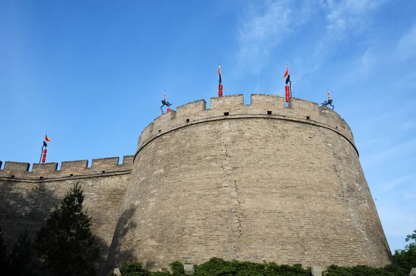Historische Stadtmauer von Xian, China — Stockfoto