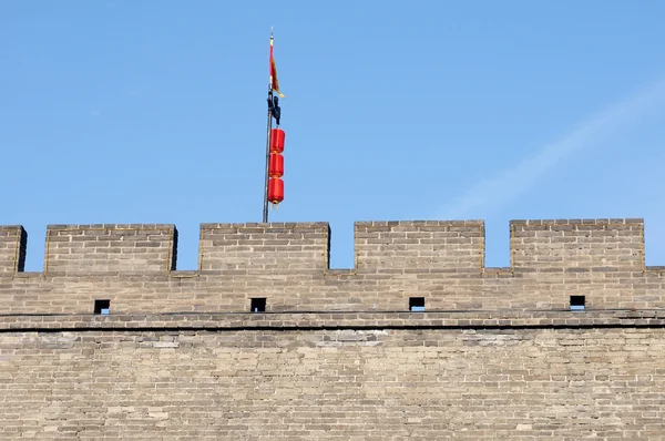 Историческая городская стена Сиань, Китай — стоковое фото