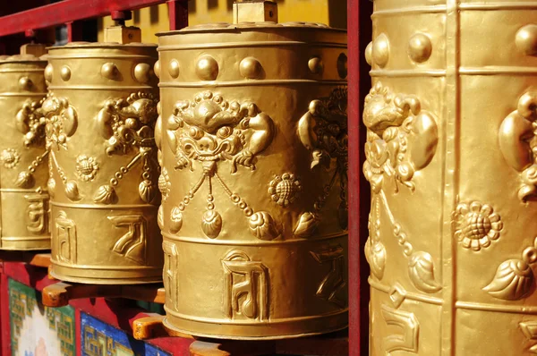 Tibetansk bön hjulen — Stockfoto
