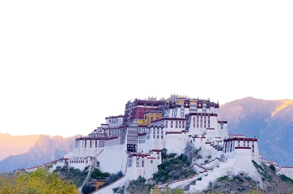 Monumento del famoso Palacio de Potala en Lhasa Tíbet —  Fotos de Stock