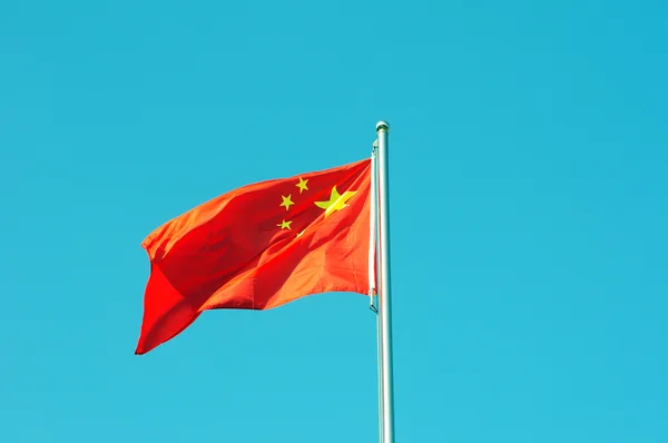 Chinesische Nationalflagge — Stockfoto