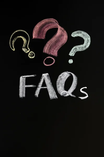 Concepto FAQ — Foto de Stock