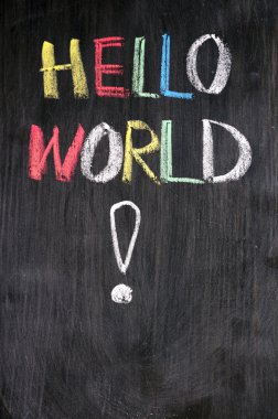 Merhaba dünya.