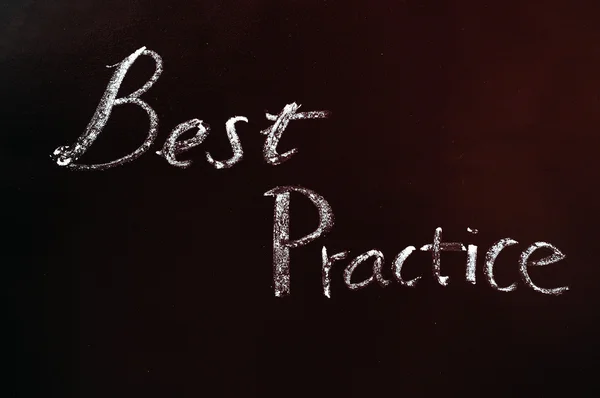Tekst van "best practice" — Stockfoto