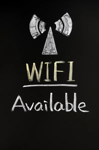 Znak sygnału WiFi — Zdjęcie stockowe