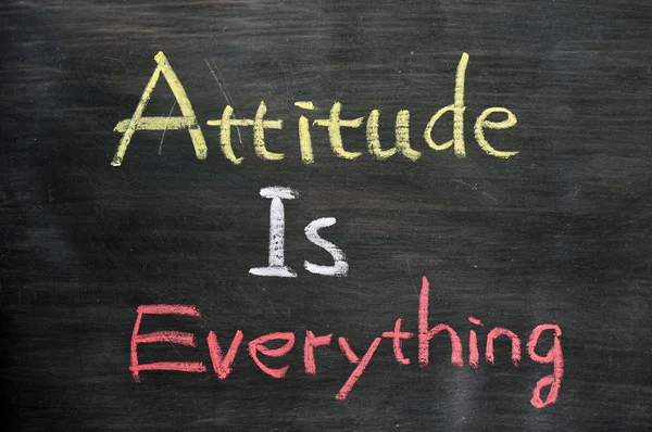 Attitude is everything — Stock Photo, Image