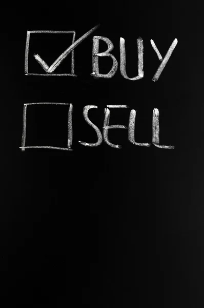 Satın almak ve satmak — Stok fotoğraf