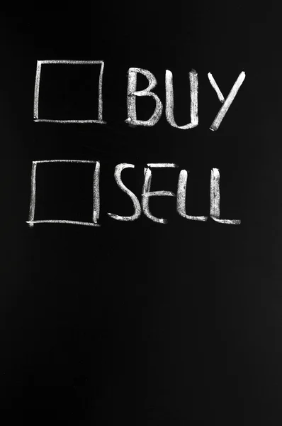Vásárlása és eladása — Stock Fotó