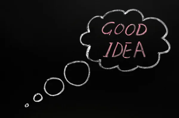 Globos de buenas ideas — Foto de Stock