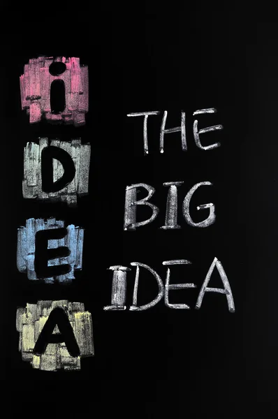 The big idea — Stock Photo, Image