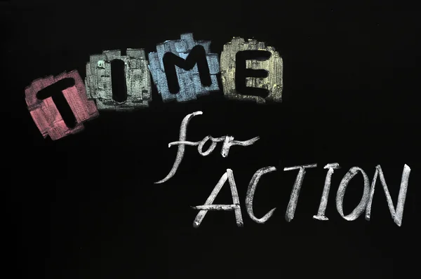 Time for action — Stock Photo, Image