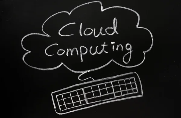 Komputasi awan — Stok Foto