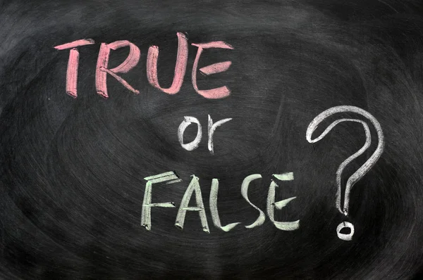 True or false question — Stock Photo, Image