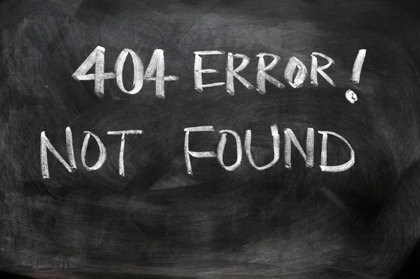 404 error of not found — Stock Photo, Image
