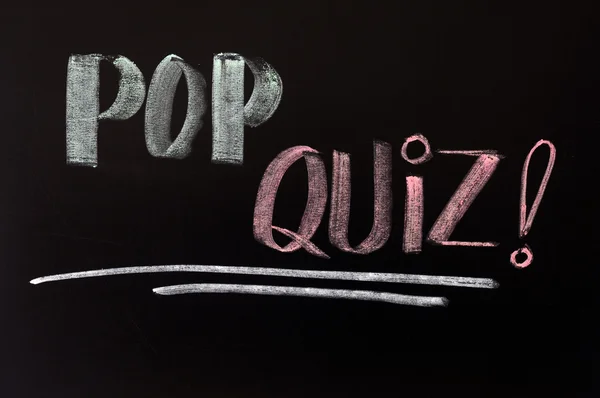 Pop quiz Royalty Free Stock Images