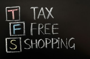 Tax Free Shopping clipart