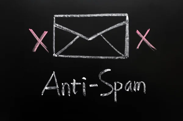 Conceito anti-spam — Fotografia de Stock