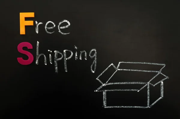 Free shipping — Stock Photo, Image
