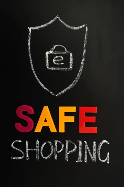 stock image Safe shopping online