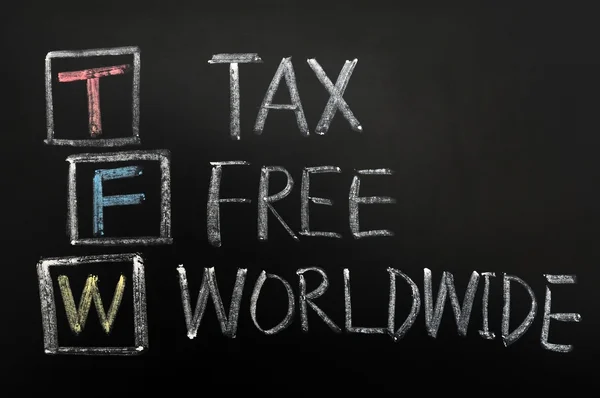 Tax Free Worldwide — Stock Photo, Image