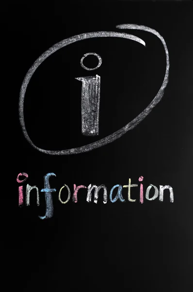Informationssymbol — Stockfoto