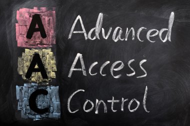 Acronym of AAC for Advanced Access Control clipart