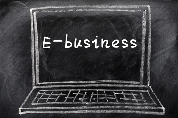 Concepto de negocio electrónico — Foto de Stock