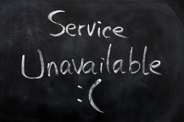 Service unavailable — Stock Photo, Image