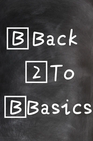 Back to Basics — Stock Photo, Image