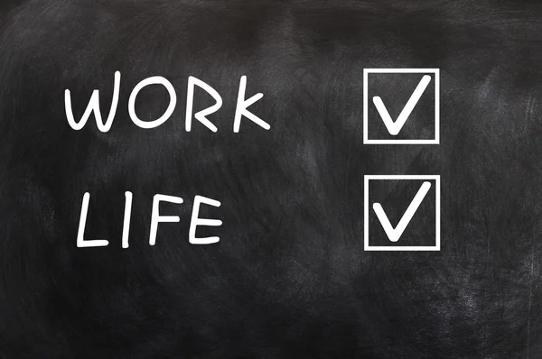 Work and life — Stock Photo, Image
