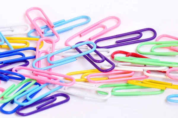 Colorful Paper clips — Stock Photo, Image