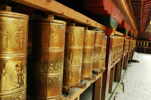Rodas de Oração Tibetanas — Fotografia de Stock