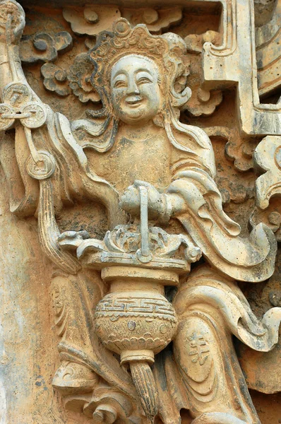 Art chinois de la brique ancienne — Photo