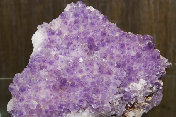Purple Amethyst Cluster — Stock Photo, Image