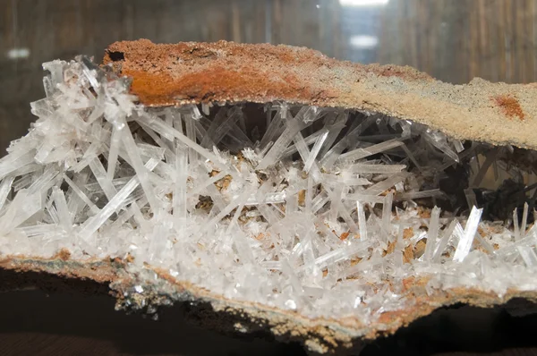 Geode de cristais de gesso — Fotografia de Stock