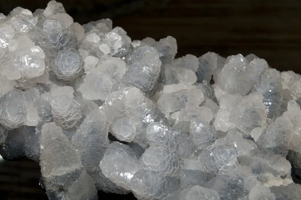 Vápenec krystaly clusteru — Stock fotografie