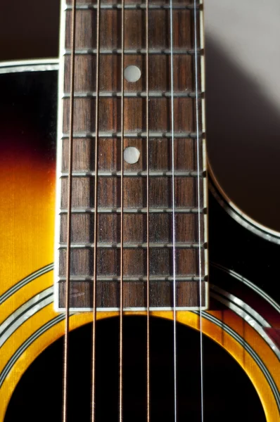 Detalhes da guitarra — Fotografia de Stock