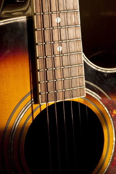 Detalhes da guitarra Fotografia De Stock